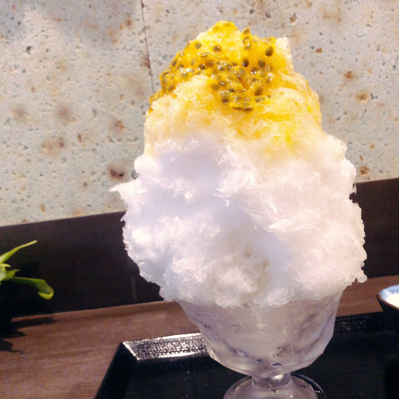 奄美大島のパッションフルーツ(かき氷店　碧)
