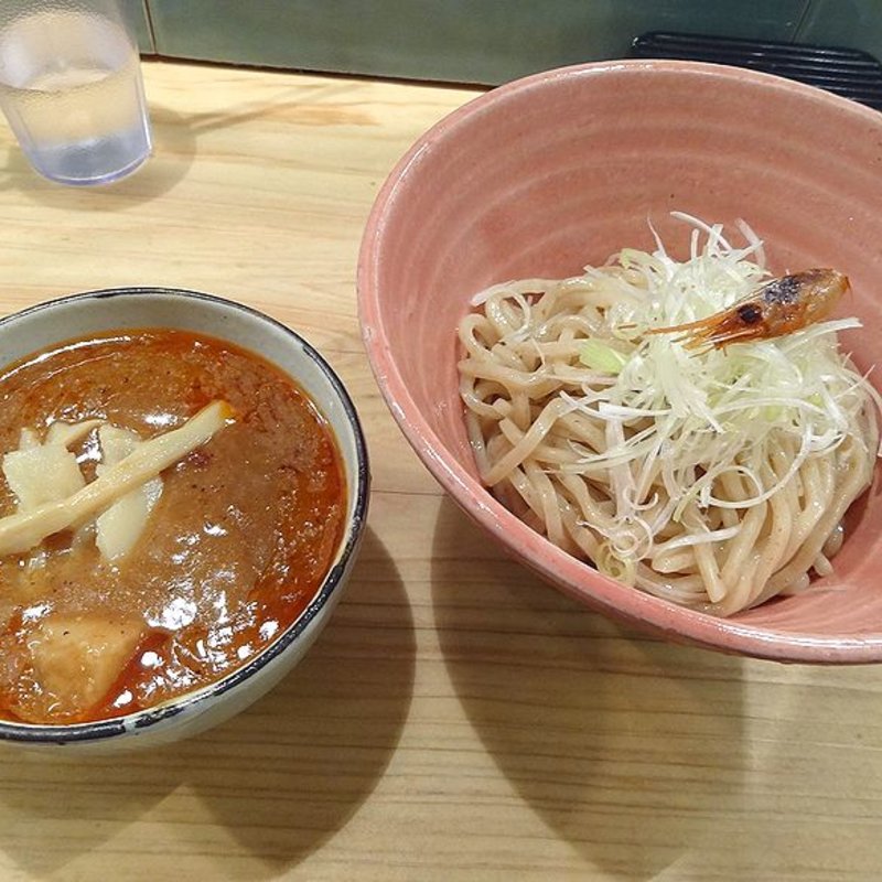 海老つけ麺(つけめん 越木岩 大阪店)