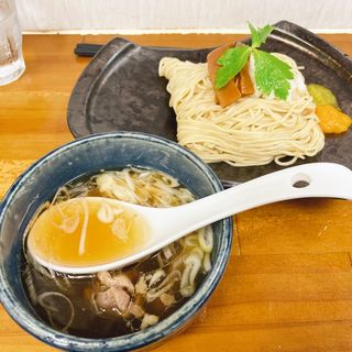 和牛牛すじの細つけ麺(ラーメン専科 竹末食堂)