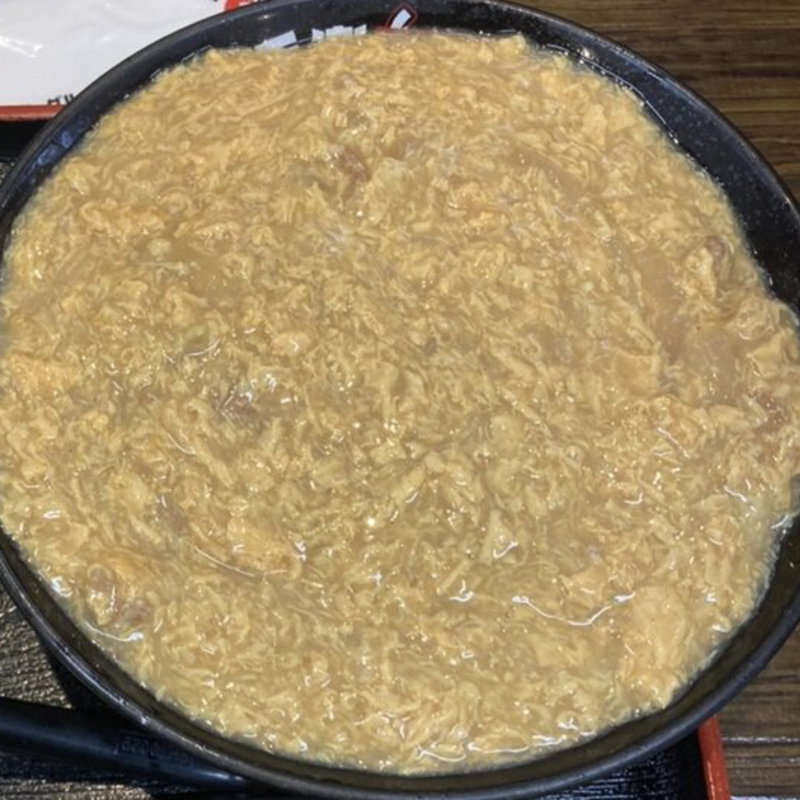 鶏卵カレーうどん(極楽うどん Ah−麺)