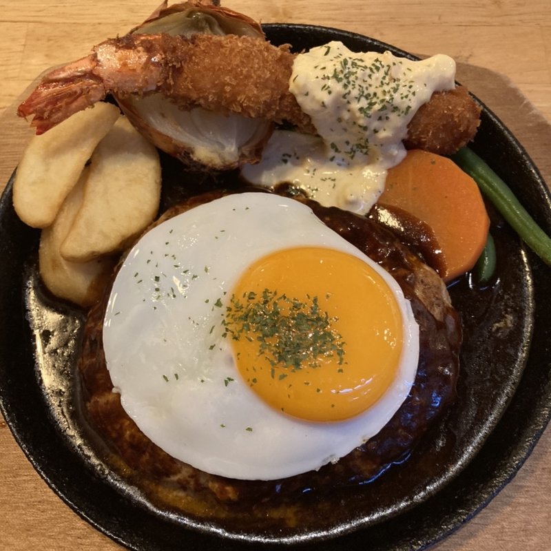 ボブ＆エビフライ(ハンバーグ専門店　Bob Burg 布施店)