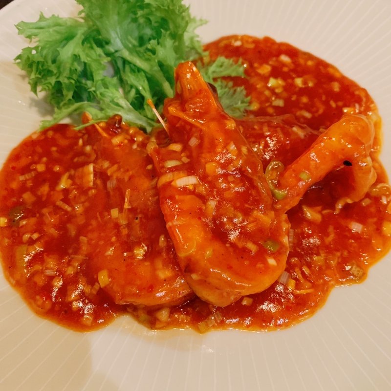 海老チリ(杏仁荘 )