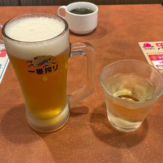 キリン一番搾り生ビール(中ジョッキ)(バーミヤン栄上郷店)