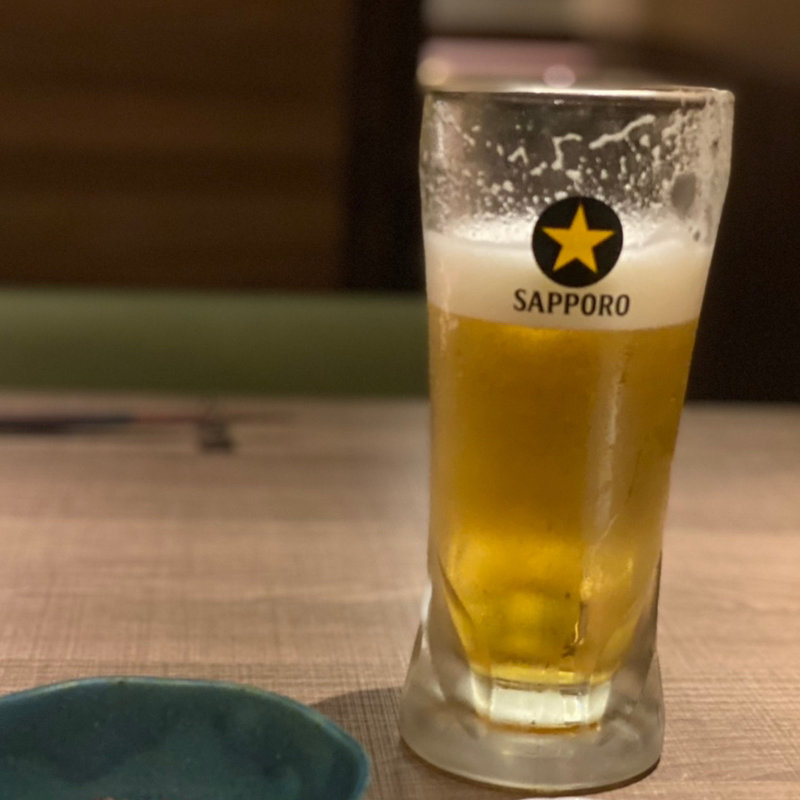生ビール(和食バルはれるやHARERUYA北1条店)
