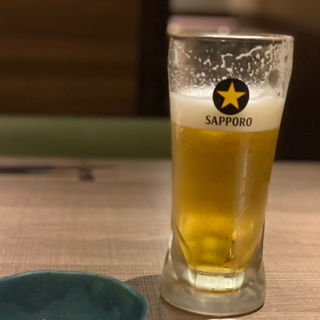 生ビール(和食バルはれるやHARERUYA北1条店)