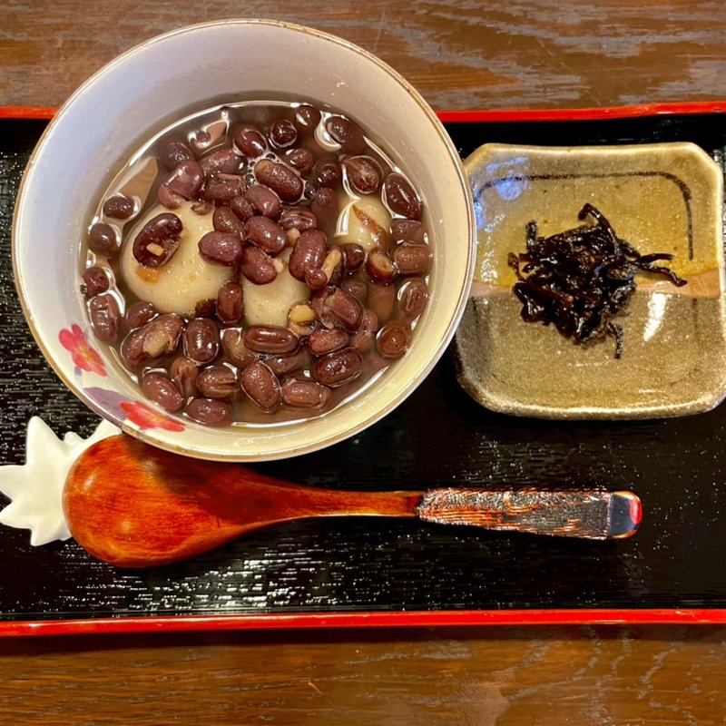 そばだんごぜんざい(出石手打ち皿そば 官兵衛)