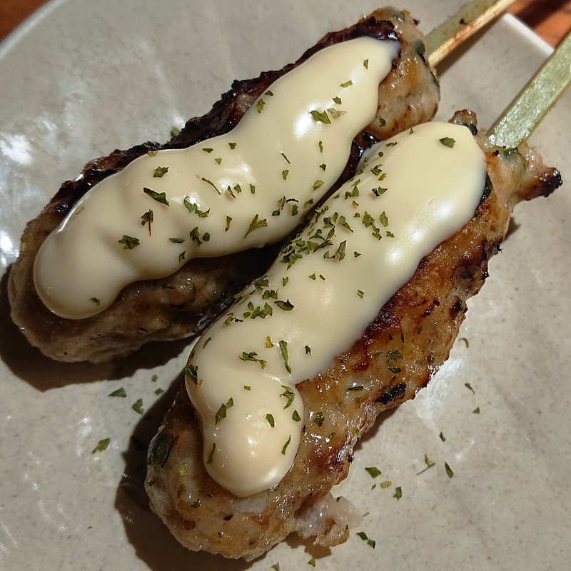 チーズソースつくね串(とり鉄 武蔵新城店 （とりてつ）)