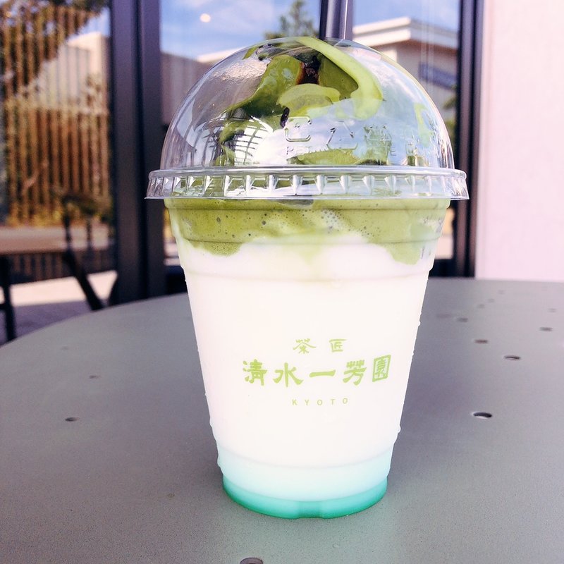 爽快抹茶ミントフローズン(茶匠 清水一芳園 三井アウトレットパーク木更津店)