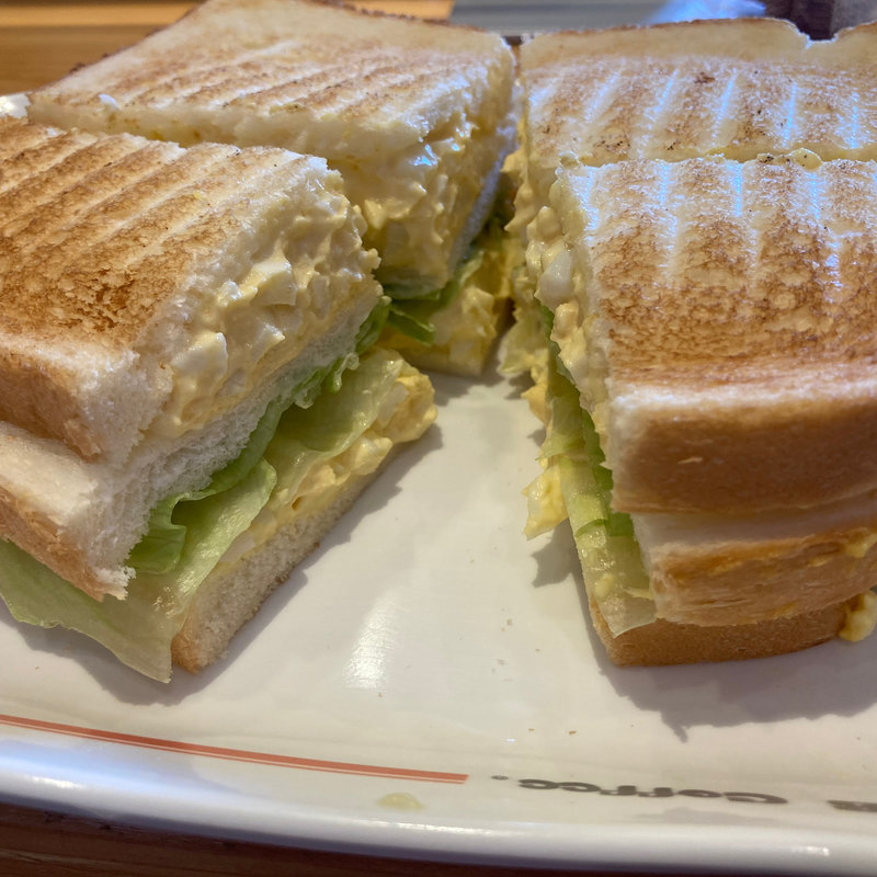エッグトースト(コメダ珈琲店 豊中上新田店)