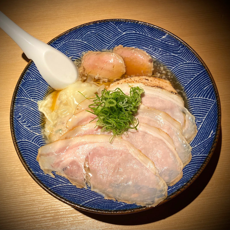数量限定 叉焼麺 特製(焼鳥 山もと)