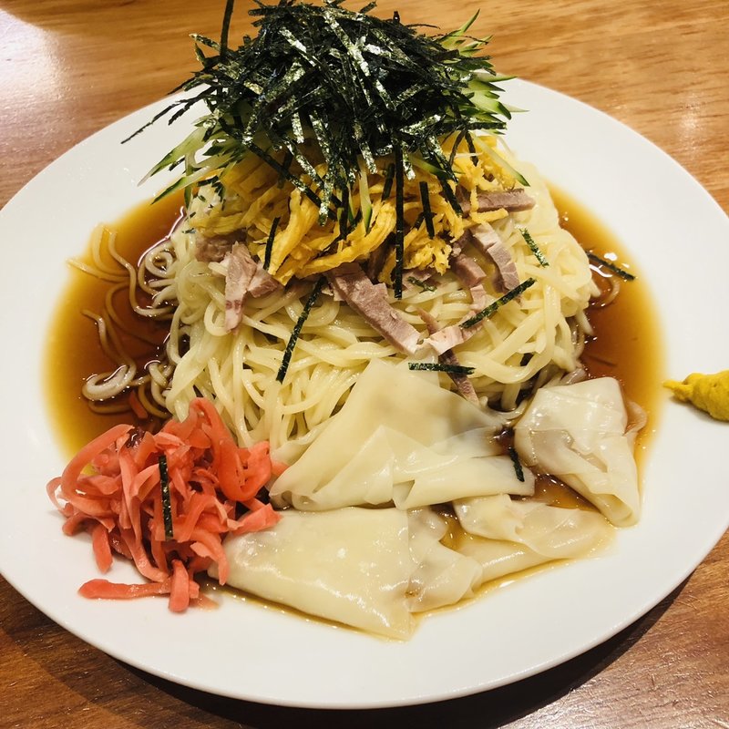冷やしワンタンメン(RAMEN 圭一屋 本店)