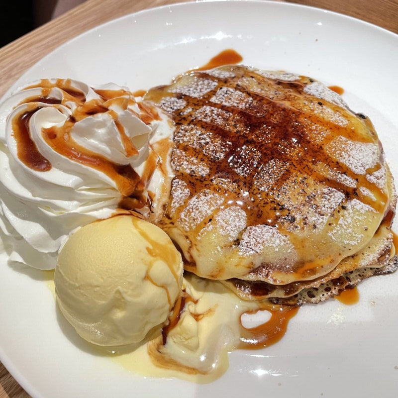 パンケーキブリュレ(KUA`AINA 二子玉川店)