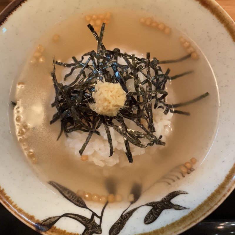 おでん出汁茶漬け(笠舞おでん つぼみ )