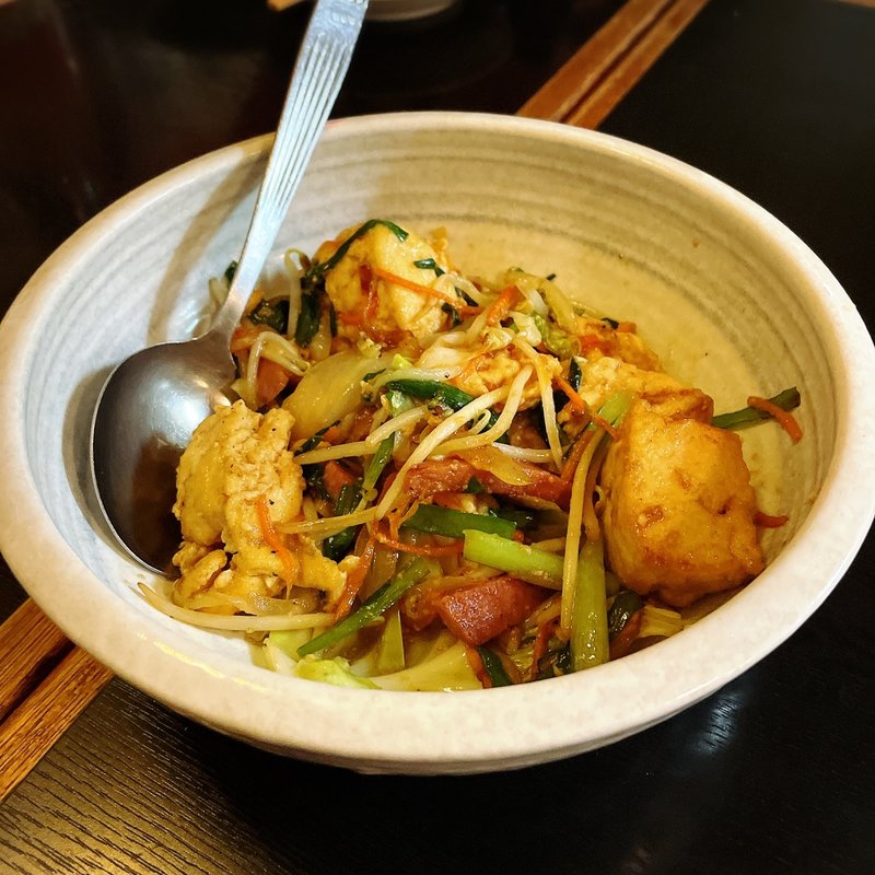 豆腐にんにく炒め(かずさん亭 )