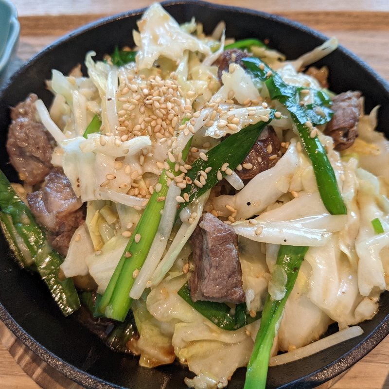 鉄板焼きセット(蟻月　渋谷スクランブルスクエア店)