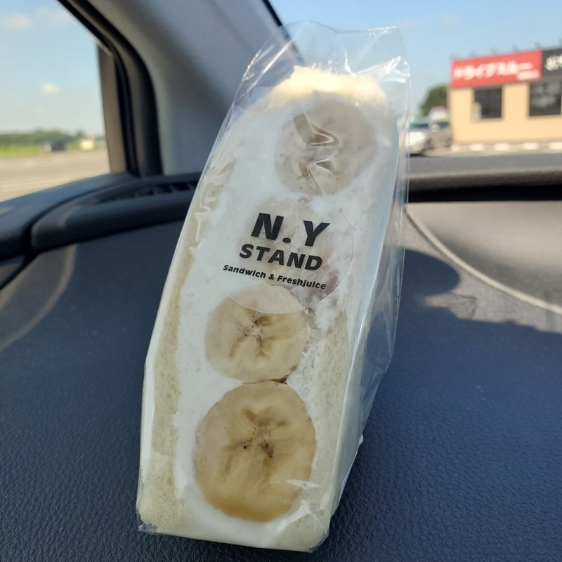 チョコバナナサンド(N.Y STAND sandwich&Freshjuice)