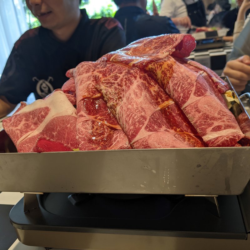 和牛ちりとり鍋「霜降りレッドクリフ」(Dr.Meat 神戸ビーフ亭)