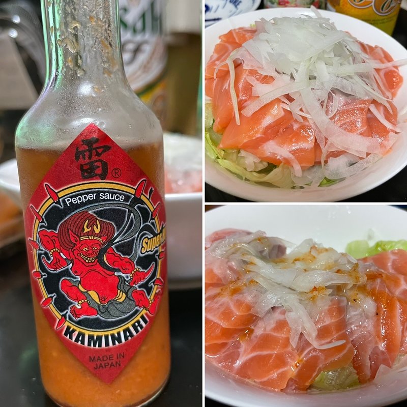 サーモンサラダ(自宅)