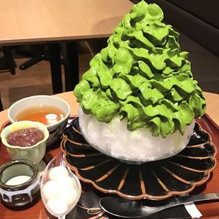 宇治抹茶エスプーマ仕立て かめ(茶匠 清水一芳園 京都本店)