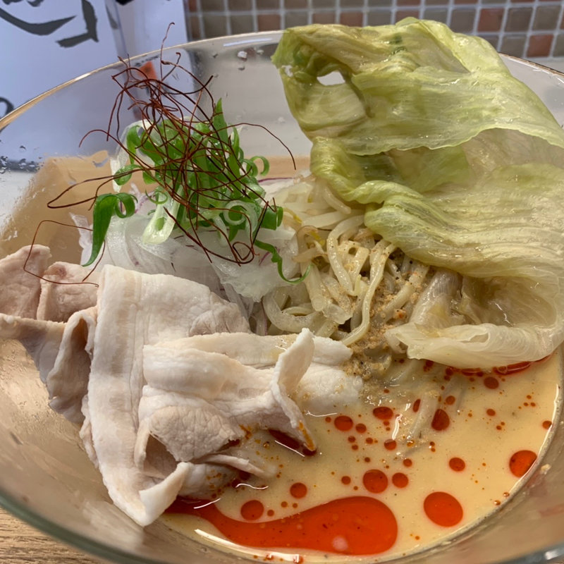 冷しゃぶ坦々麺(ふく流らーめん 轍 本町本店 （ワダチ）)