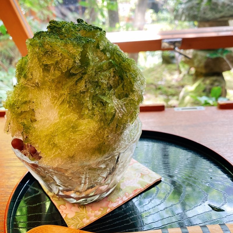 かき氷　宇治金時(三芳家 )