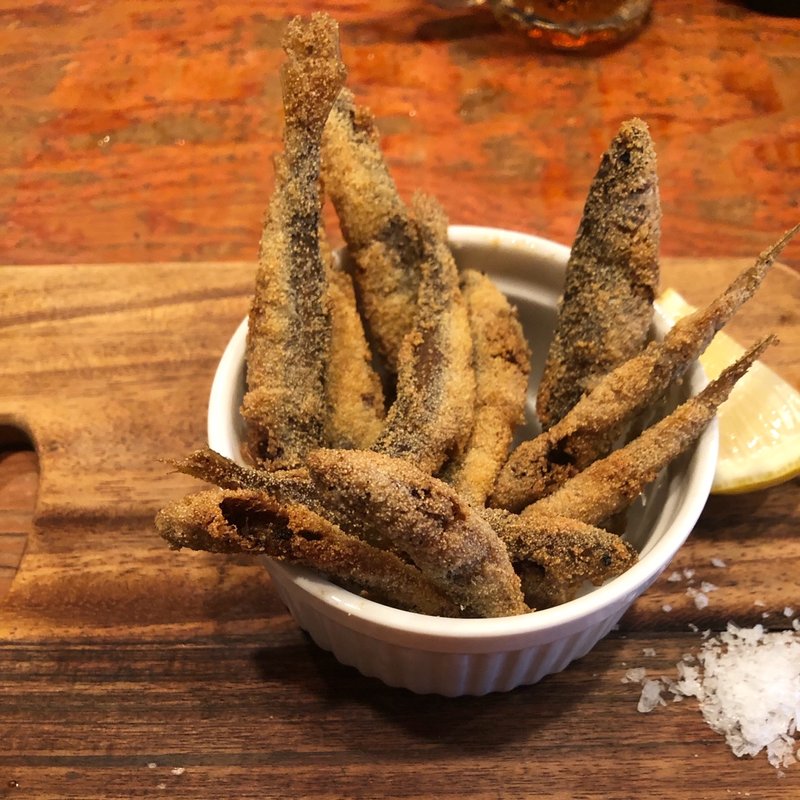 稚鮎のフリット(ata)