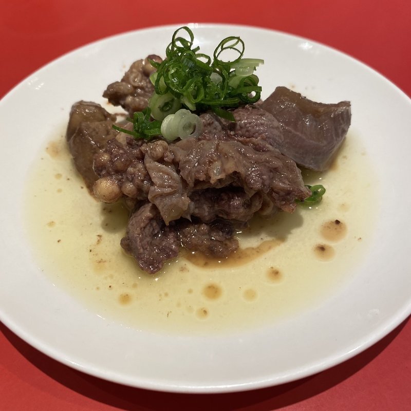 名古屋コーチンモツ煮(カドヤ食堂 本店 （かどやしょくどう）)