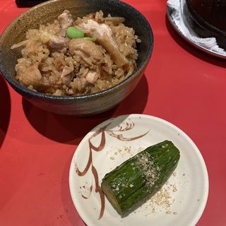 鶏めし(カドヤ食堂 本店 （かどやしょくどう）)
