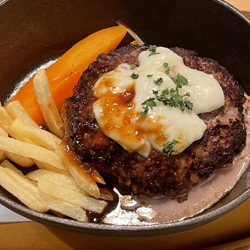 もりおか短角牛ハンバーグ(ビアベースベアレン盛岡駅前)