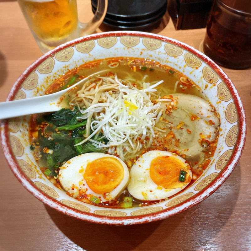 俺流辛塩ラーメン(俺流塩ラーメン 中目黒駅前店)