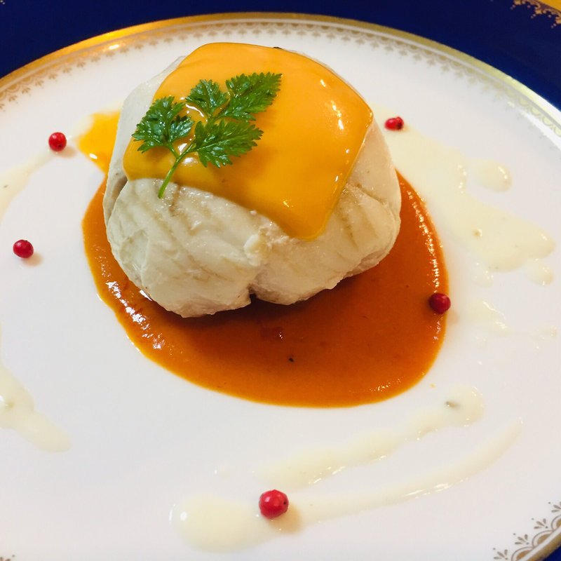 平目と帆立のムース(Kitchenピエロ)