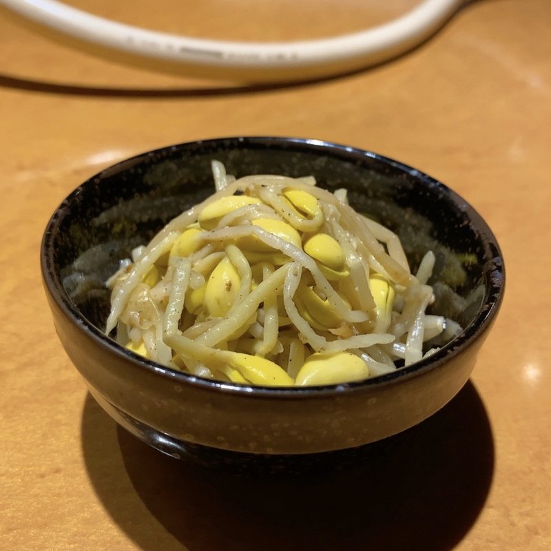 お通し(もやしナムル)(ホルモン焼肉 富や 栄店)