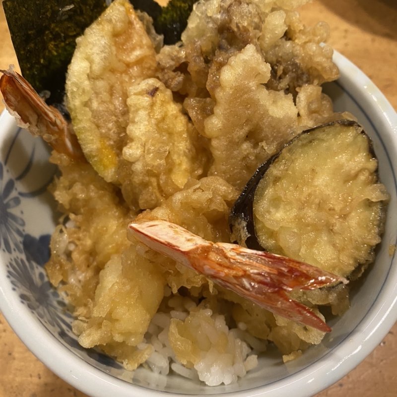 天丼 ミニ(そば工房宝山)