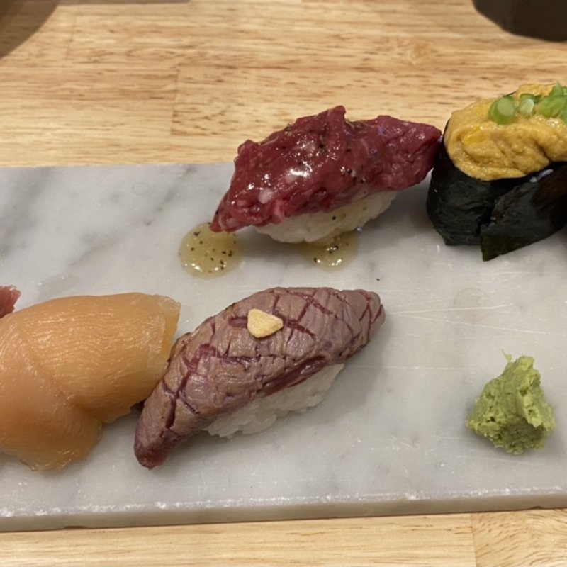 肉寿司(浅草橋 鮨 うらおにかい)