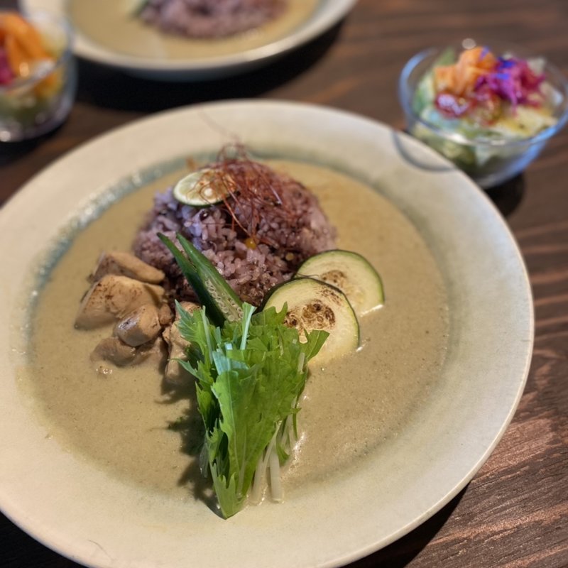 グリーンカレー(no-mu cafe)
