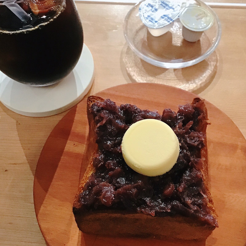 朝のあんバタートースト(和レ和レ和)