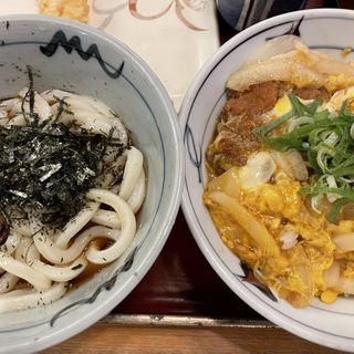 カツ丼セット(金比羅製麺 川西花屋敷店)