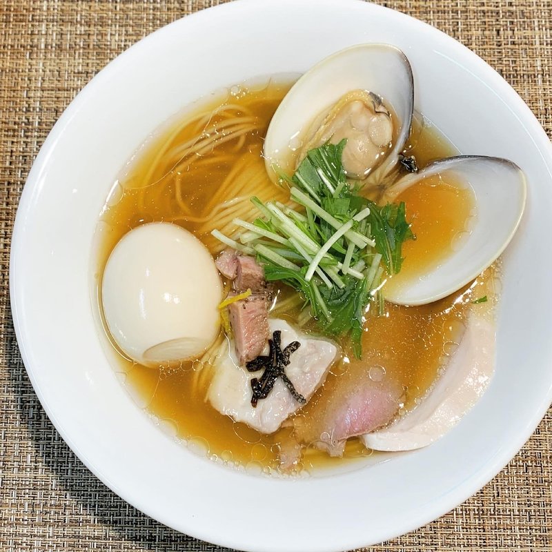 特製　地蛤中華蕎麦(醤油)(LOKAHi)