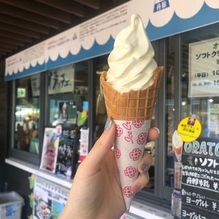 オラッチェソフトクリーム(道の駅 伊豆ゲートウェイ函南)