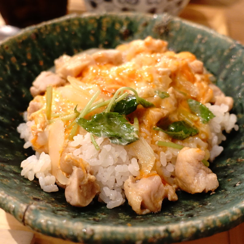 親子丼(自家製粉石臼挽きうどん 青空blue)