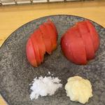 冷トマト(朝呑み 楽酒)