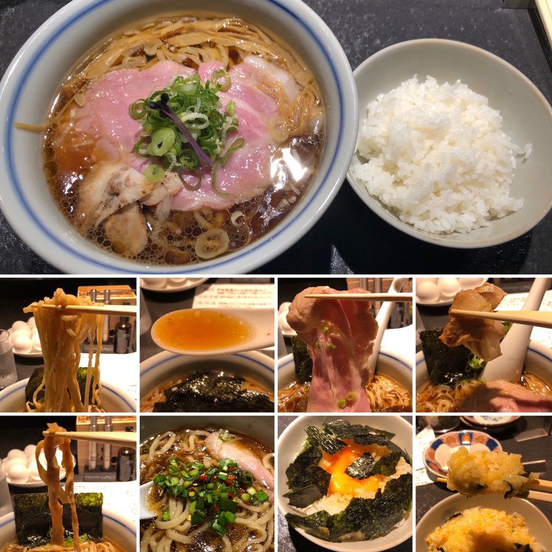 REGULAR（醤油ラーメン）白飯(駄目な隣人　新宿店)