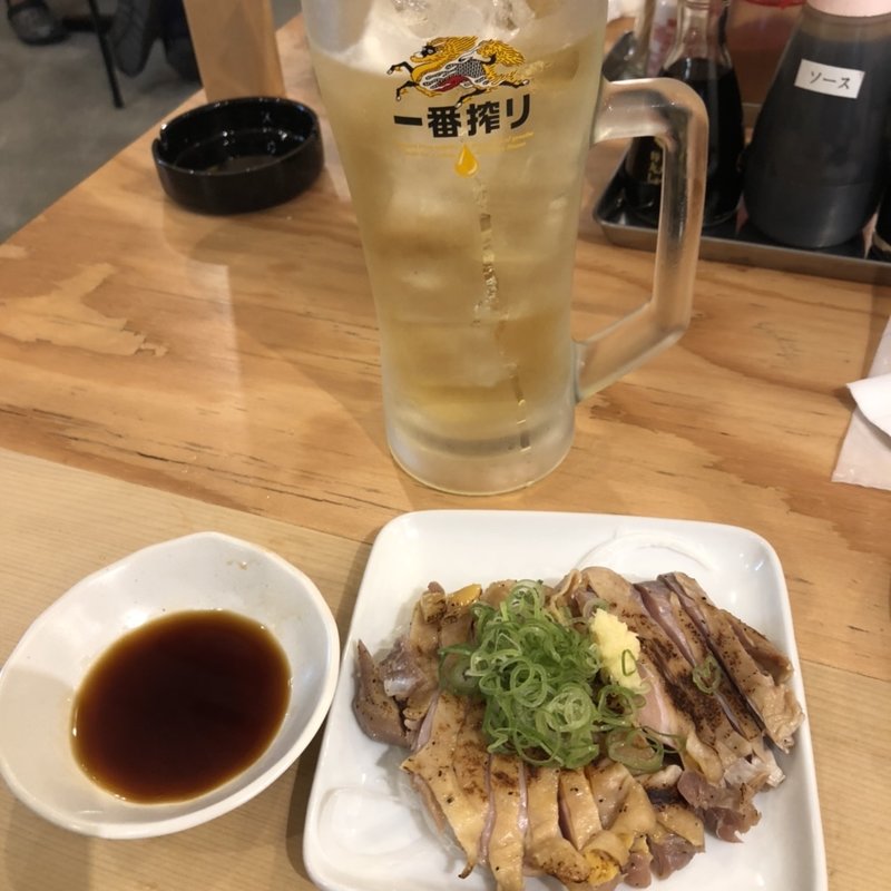 ひねもものたたき(山陽ガード下食堂)