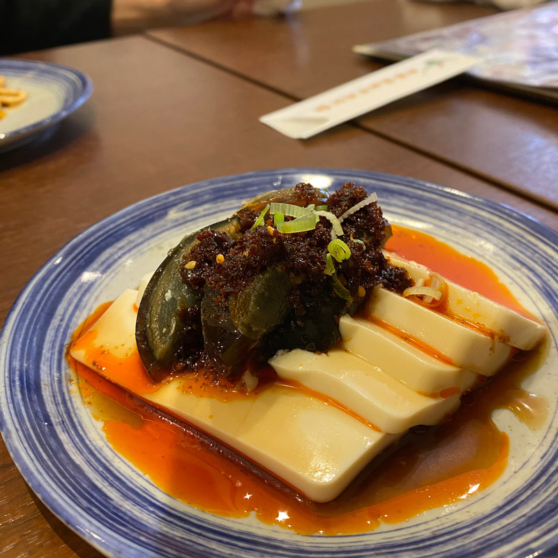 ピータン豆腐(中華蘭州牛肉拉麺)