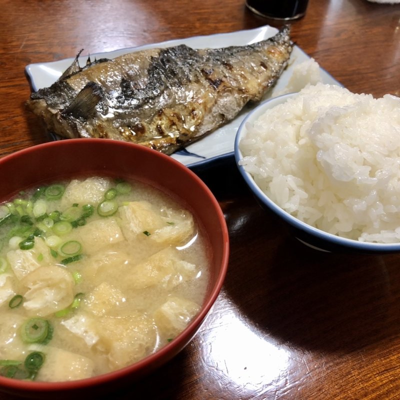 鯖の一枚焼き定食(真)