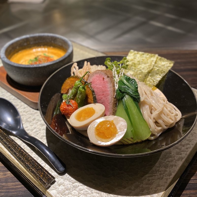 濃厚オマール海老の麻婆つけ麺(ヌードル 麺和 四日市店)