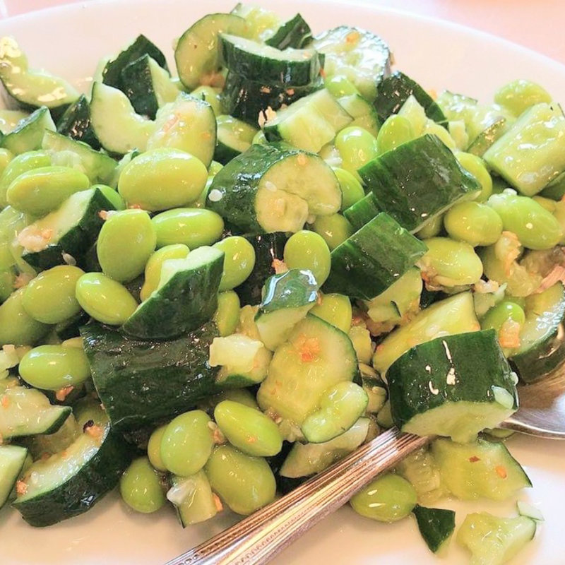 きゅうりと枝豆の和えもの(上海料理 萬来亭(バンライテイ))