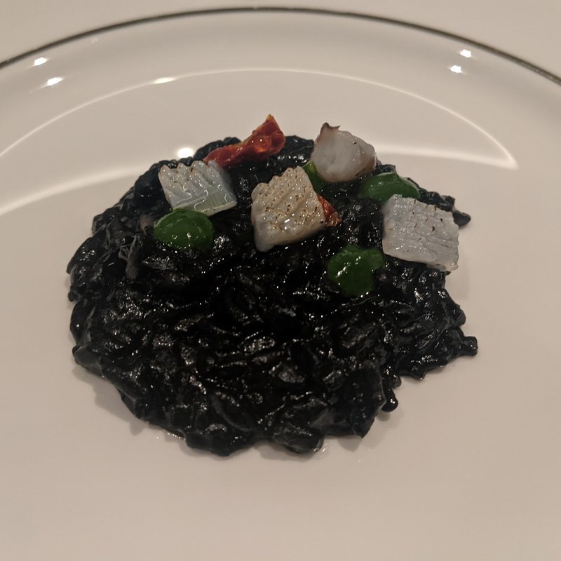 イカ墨のリゾット(SALONE 2007)