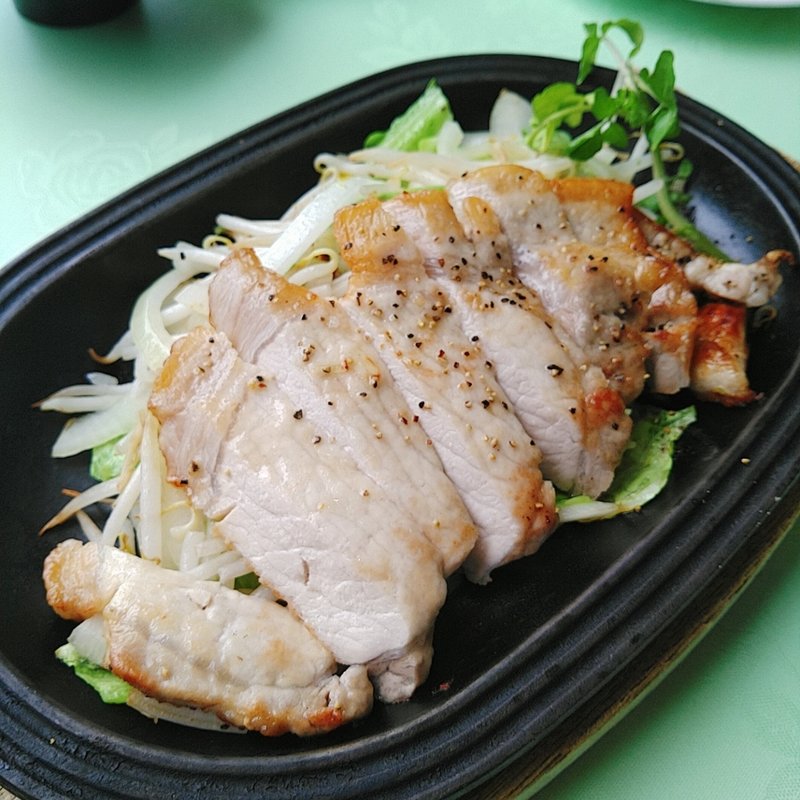 和風ポークソテーランチ(レストランあさひや)