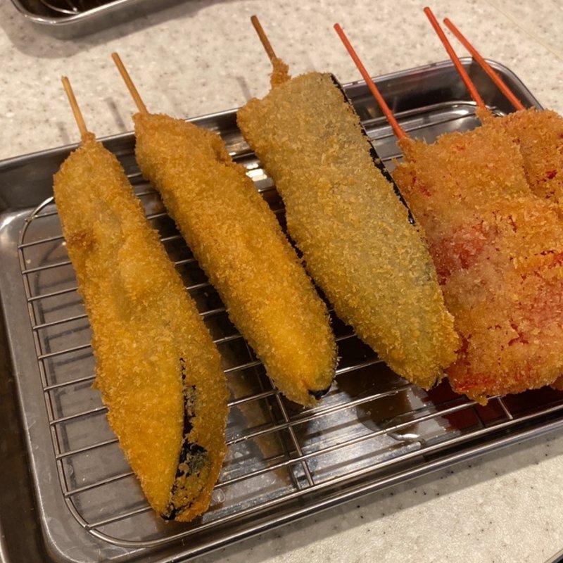 串カツ(個人盛り合わせ)(串カツ田中 名古屋駅西口店)